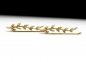 Mobile Preview: Zweig Ohrkletterer vergoldetes Sterlingsilber in Vermeil Qualität